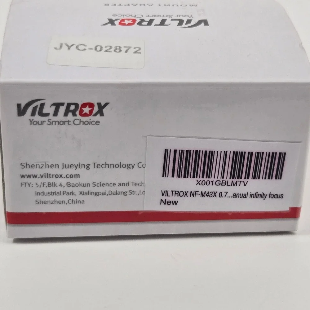 Viltrox NF-M43X 0.71x Speed Booster Focal Reducer Nikon F to Micro Four Thirds